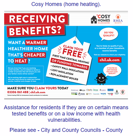 Assistance for residents